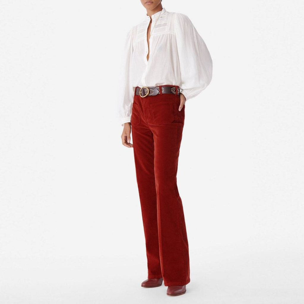 Dompay Trousers - Brick