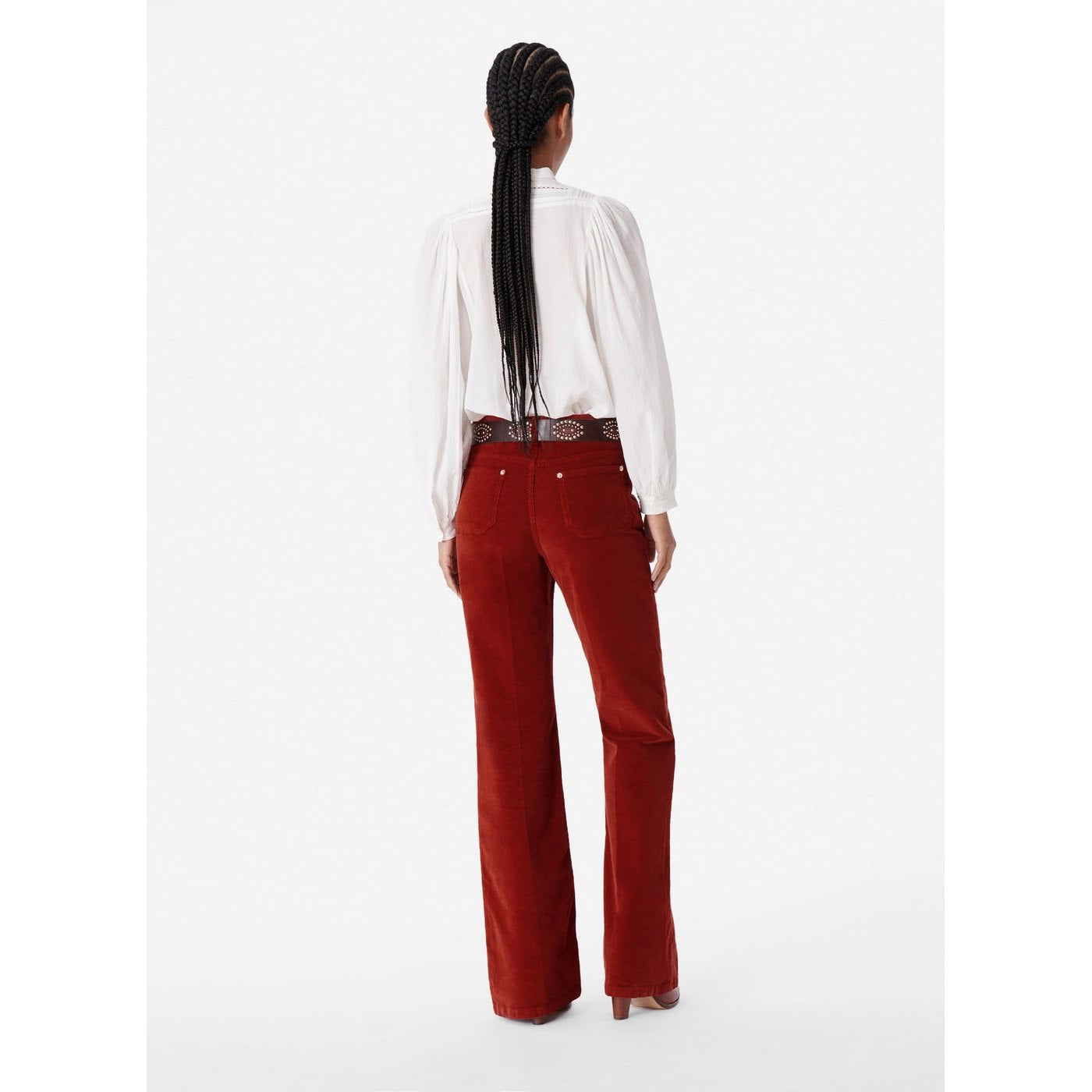 Dompay Trousers - Brick