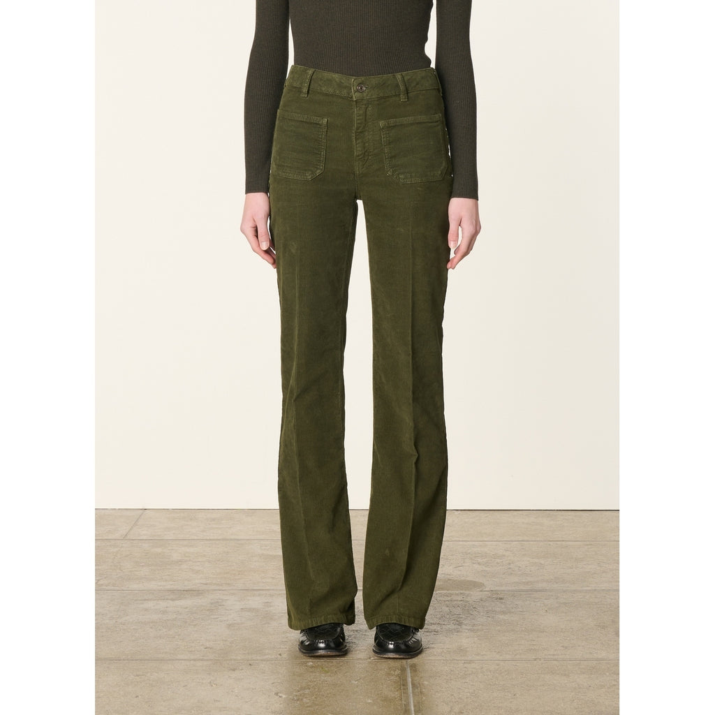 Pantalon Flare Dompay - Vert Fonce