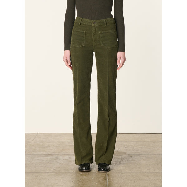 Pantalón Flare Dompay - Verde Oscuro