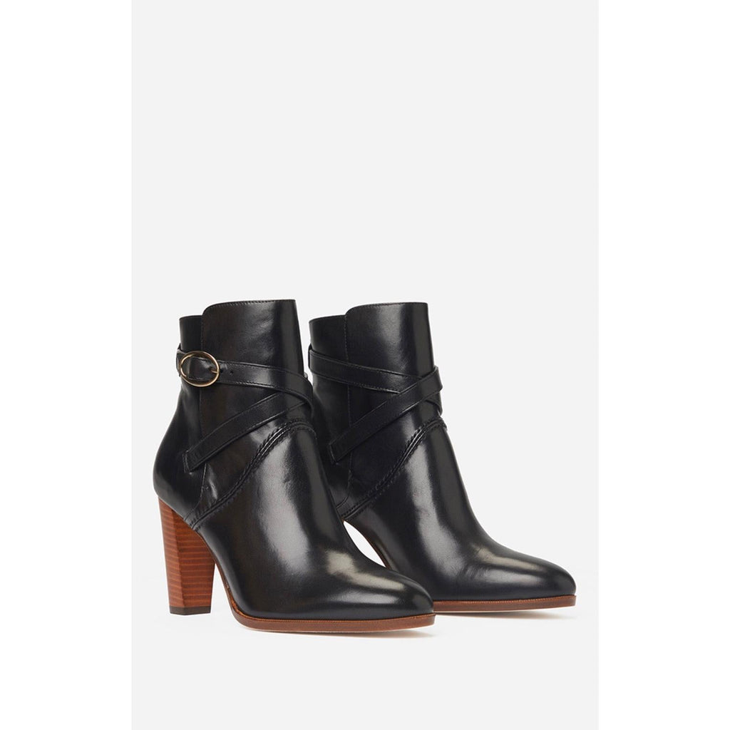Leather Ankle Boots - Black