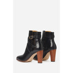 Leather Ankle Boots - Black
