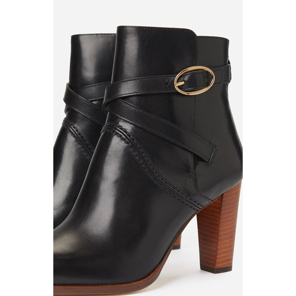 Leather Ankle Boots - Black