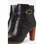Leather Ankle Boots - Black