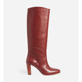 Leather Boots - Mahogany