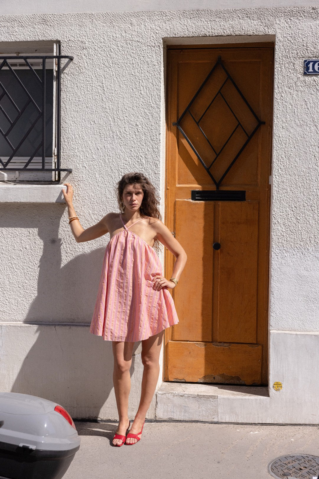 Robe Corail & Lilas Marjo