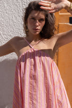 Robe Corail & Lilas Marjo