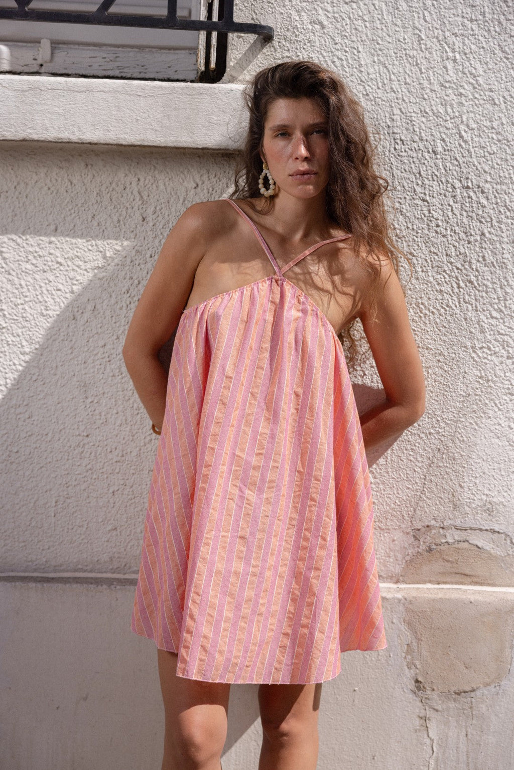 Robe Corail & Lilas Marjo