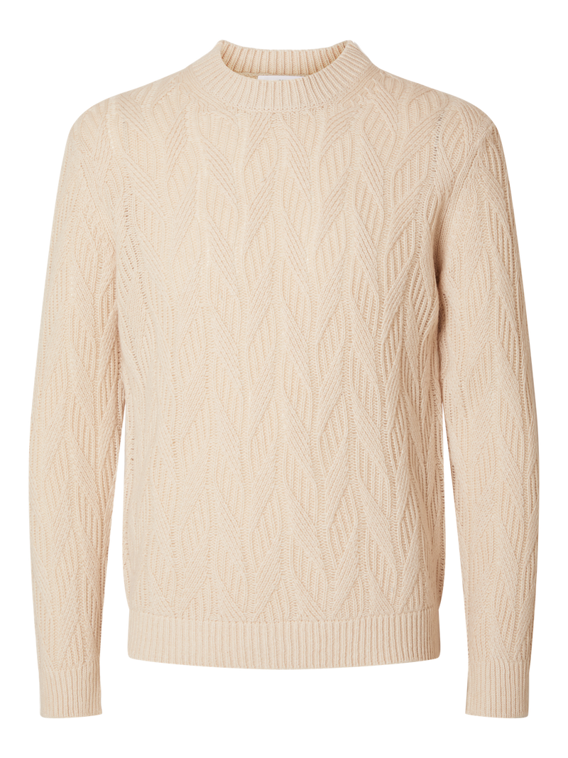 Pull En Maille - Oatmeal - Homme