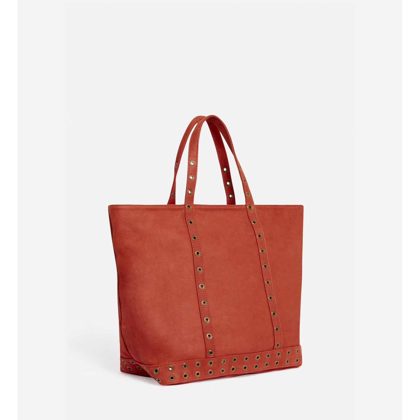 Cabas L En Nubuck - Rouille