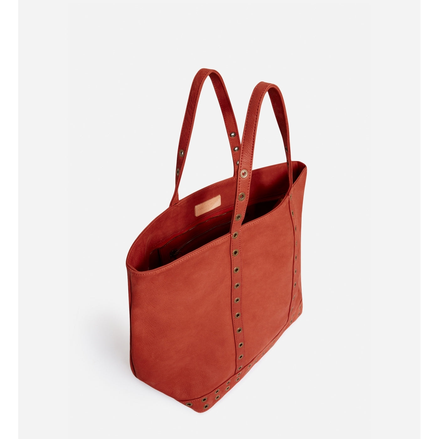 Cabas L En Nubuck - Rouille