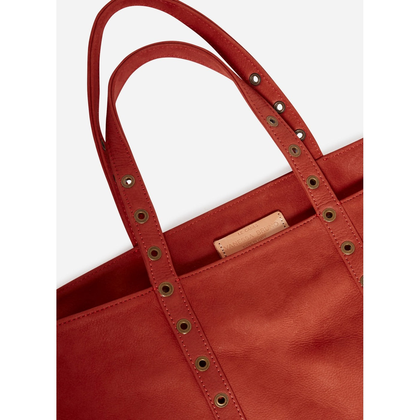 Cabas L En Nubuck - Rouille