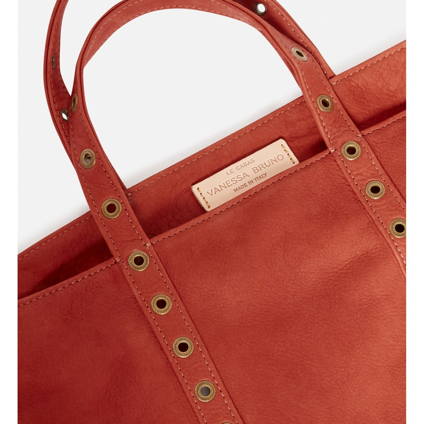 Cabas M In Nubuck - Rouille