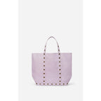 Cabas M In Crackled Leather - Parme