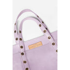 Cabas M In Crackled Leather - Parme