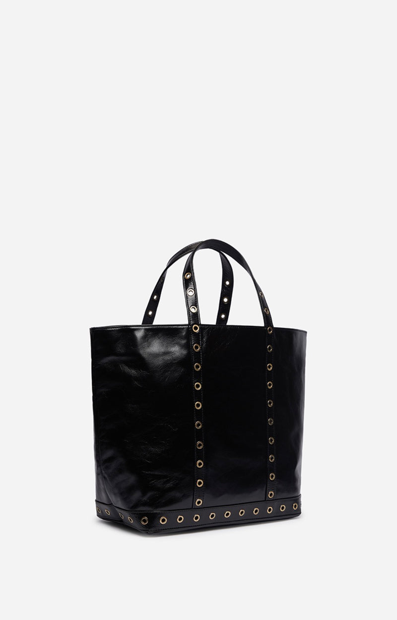 Cabas Cuir M - Black