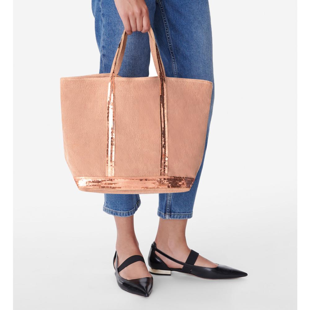 Cabas M Linen Tote - Silk