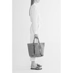 Bolso Tote M Lino y Lentejuelas - Lila