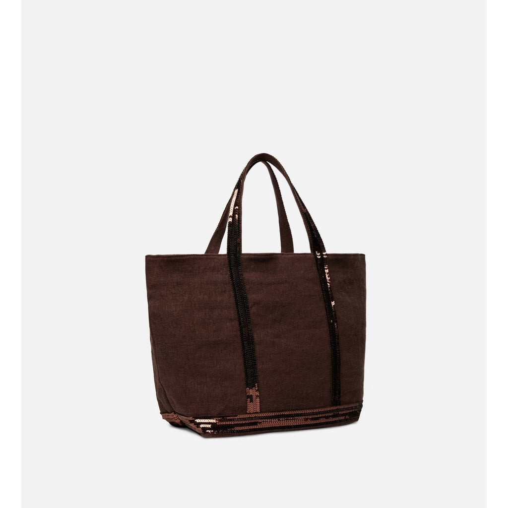 Linen M Tote Bag - Plum