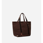 Linen M Tote Bag - Plum