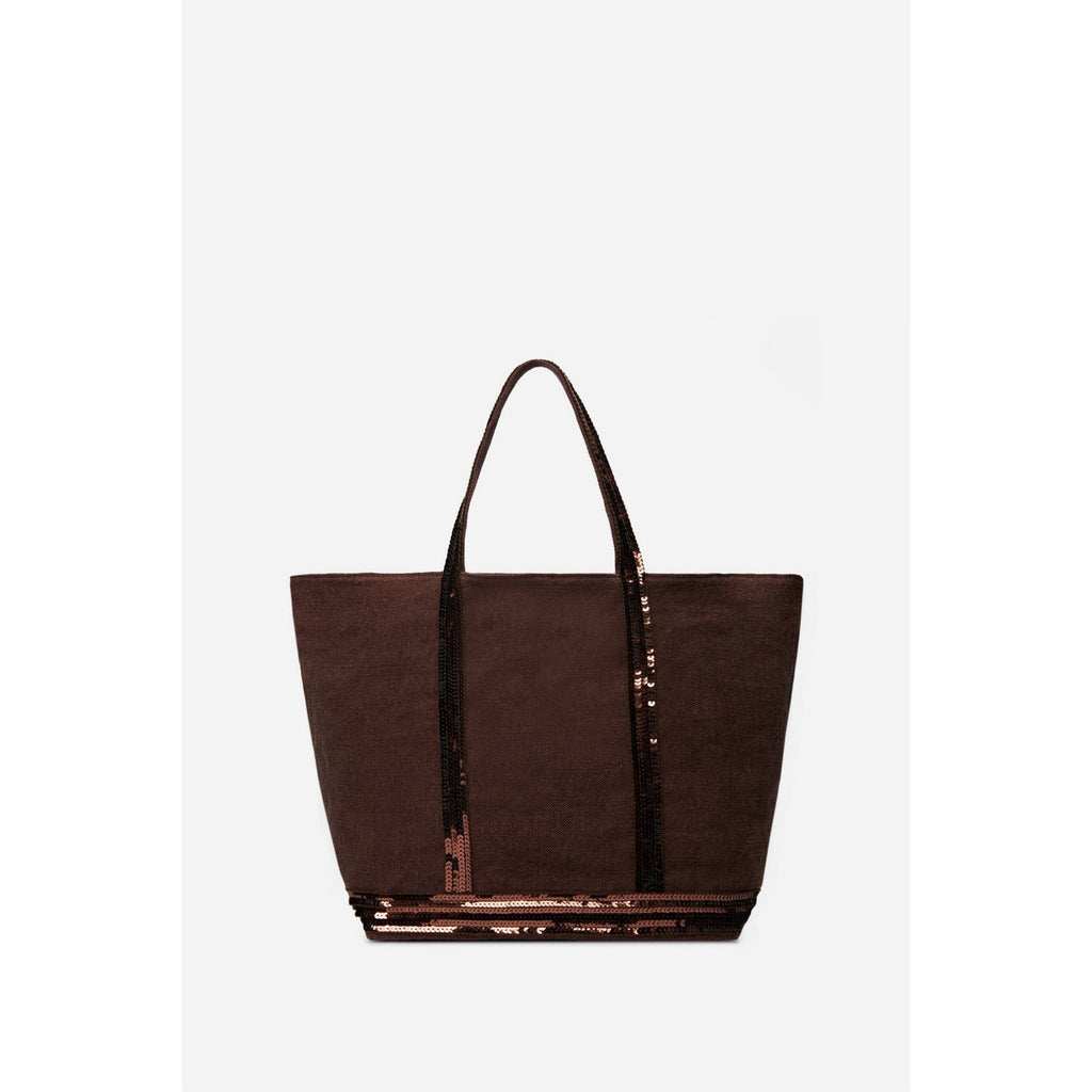 Linen M Tote Bag - Plum