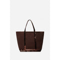 Linen M Tote Bag - Plum