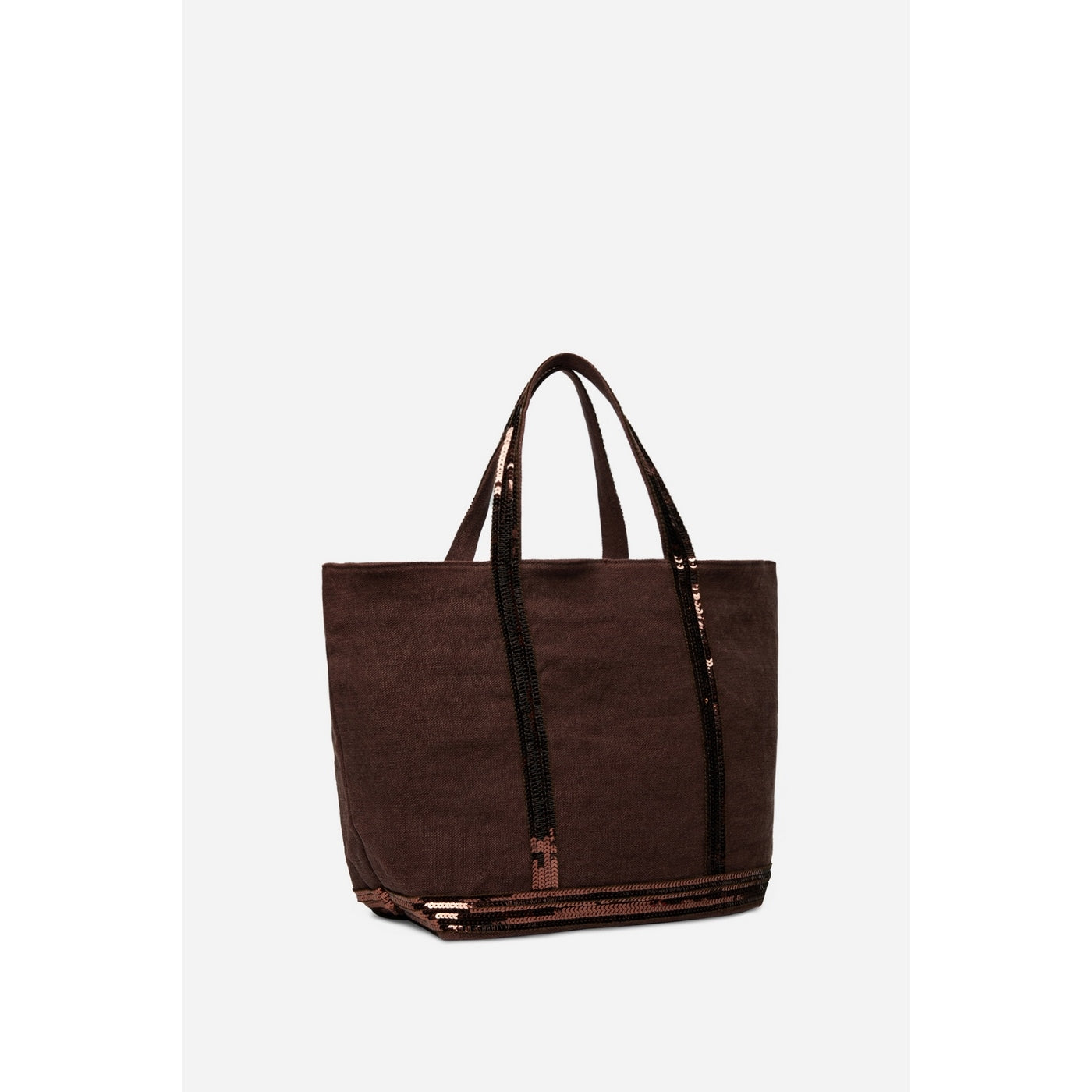 Linen M Tote Bag - Plum