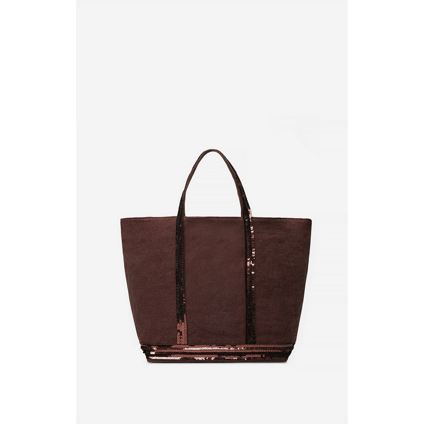 Linen M Tote Bag - Plum