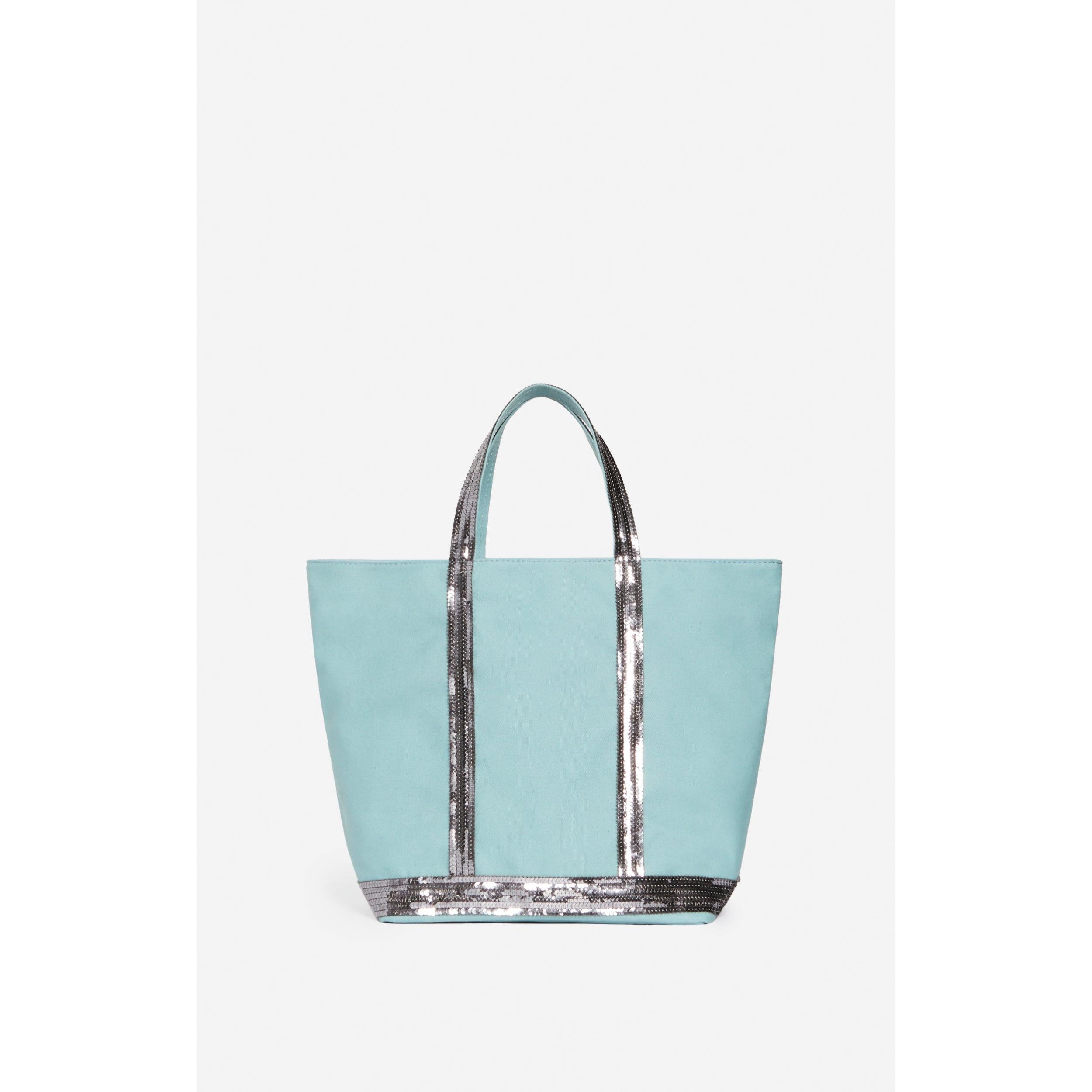 Cotton Tote Bag - Water Green