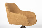 Toye - Dining Chair - Polyester - Ochre/Yellow
