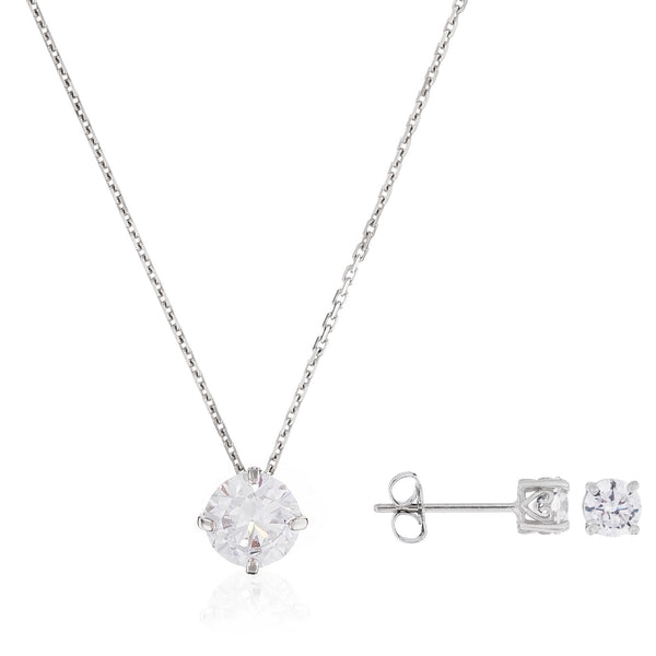 Parure "Splendeur" Or Blanc 375/1000