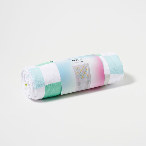 Microfiber Games Towel - Printed on White Background