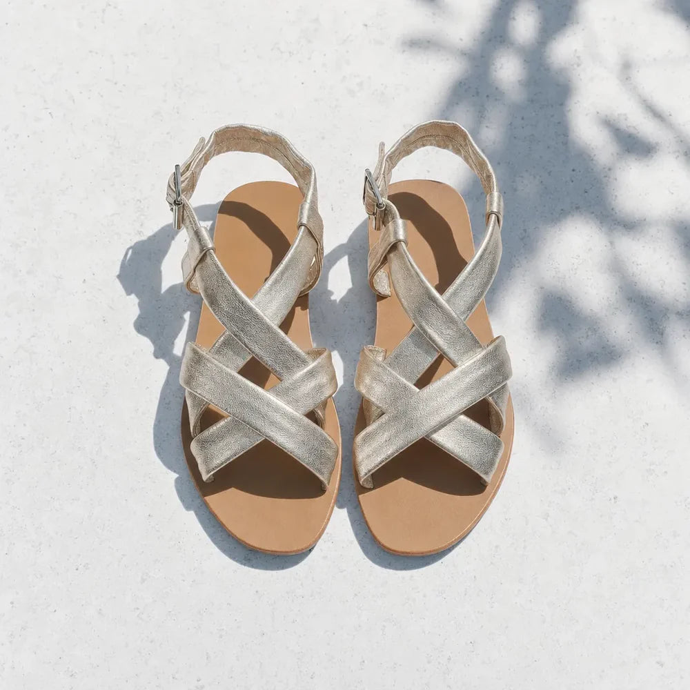 Banita Sandals - Platinum