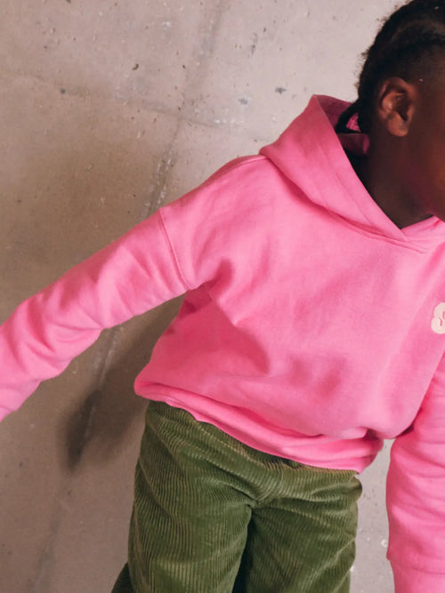 The Candy Pink Hooded Sweatshirt