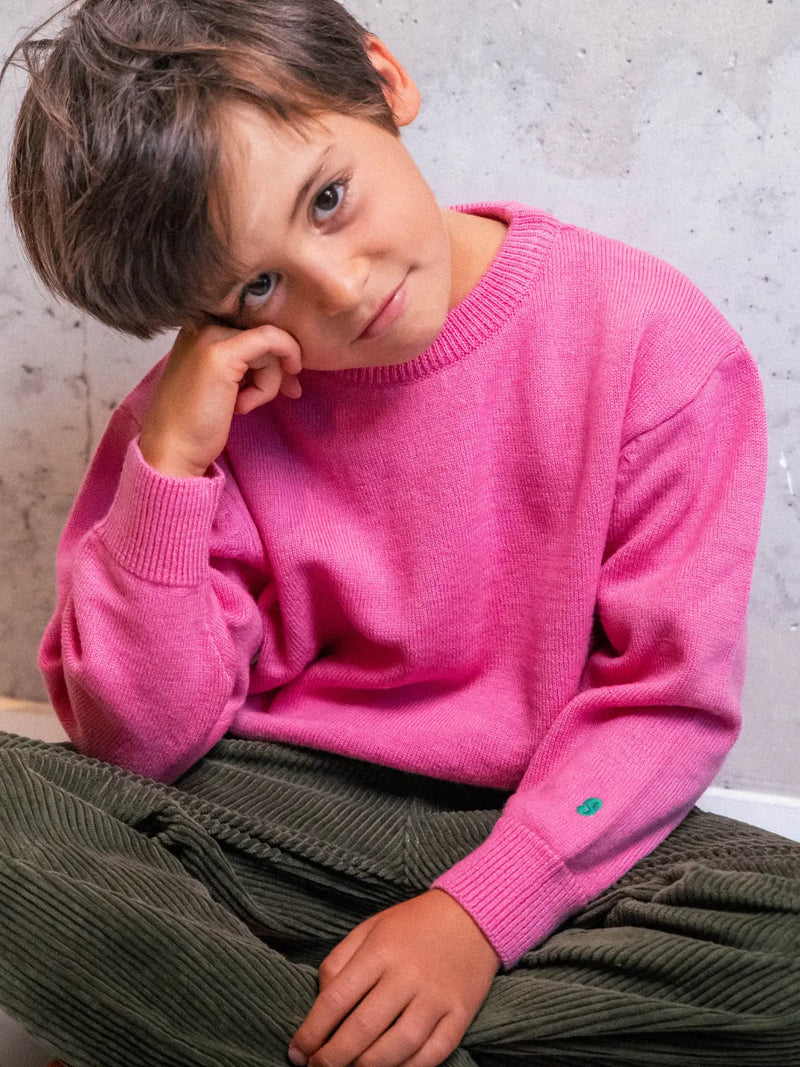 Candy Pink 100% Wool Sweater