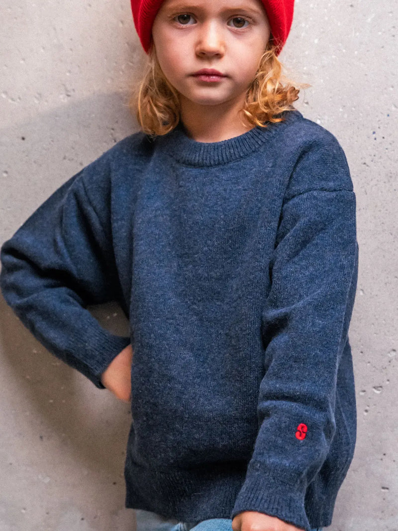 Le Pull 100% Laine Ardoise