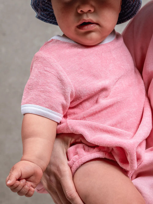 The Malabar Pink Terry Jumpsuit