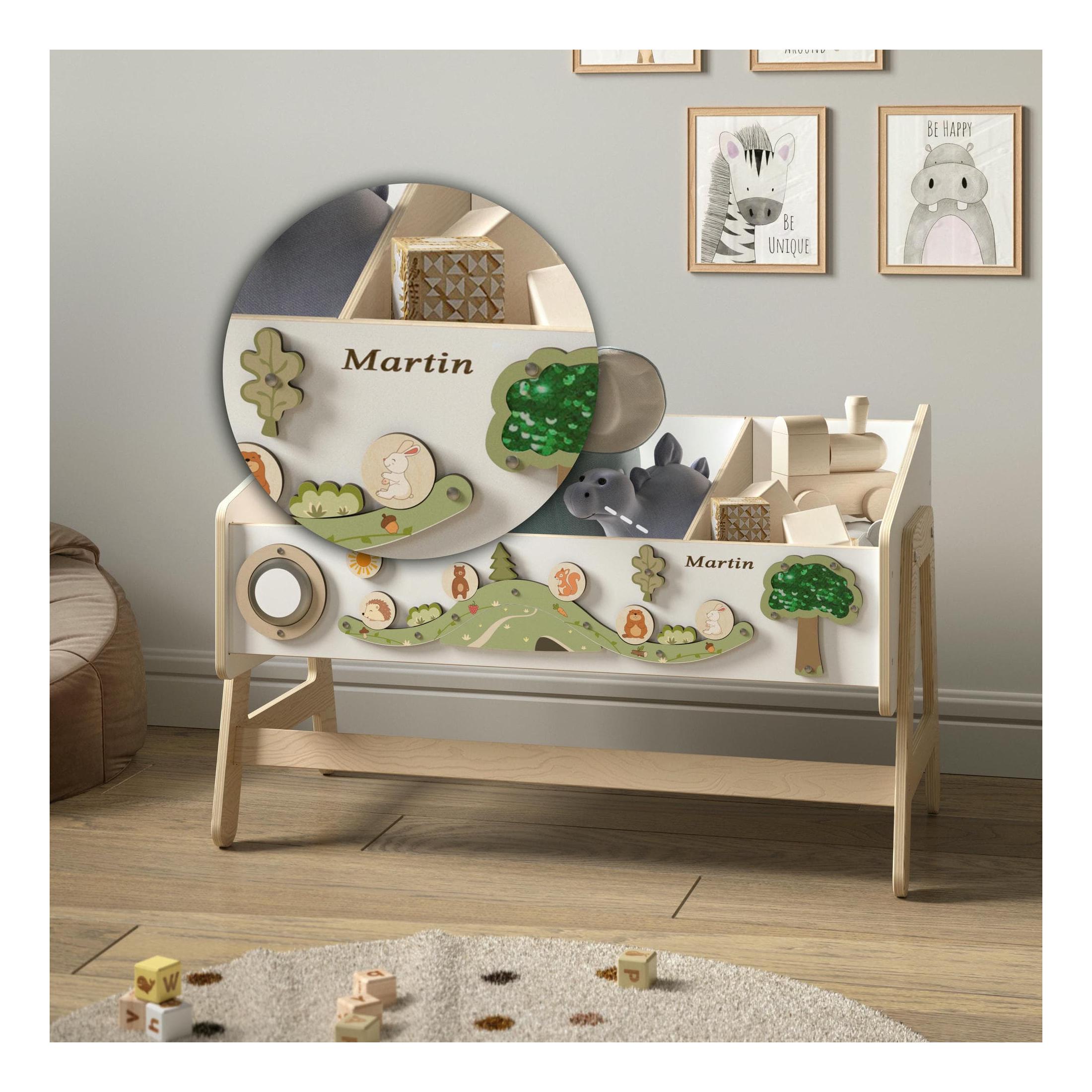 Étagère À Jouets & Table 2-En-1 – Lilu
