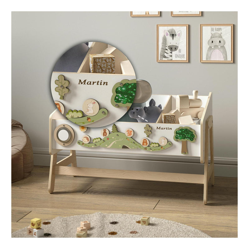 Étagère À Jouets & Table 2-En-1 – Lilu