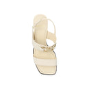 Sandales - Salvatore Ferragamo Lou Leather - Cream