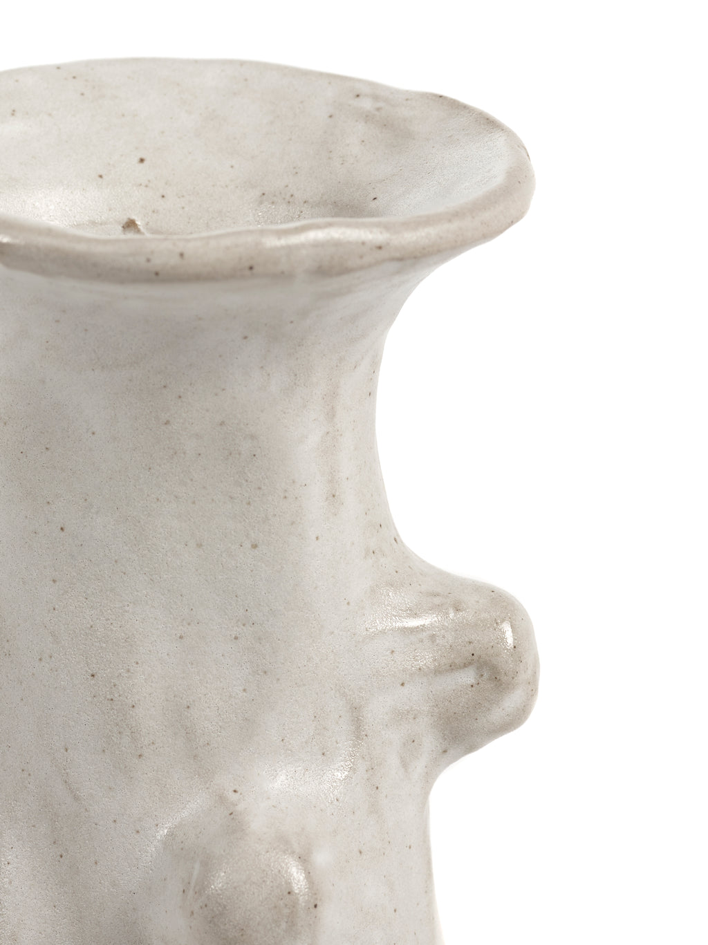 Marie Billy - Vase 03 - L - Grès - Blanc