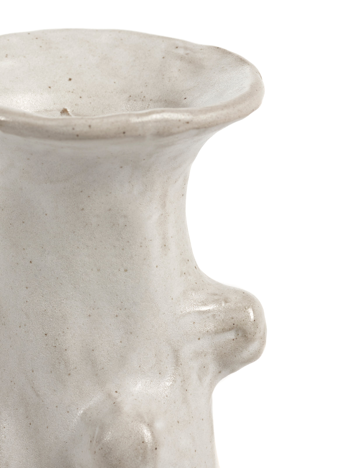 Marie Billy - Vase 03 - L - Grès - Blanc