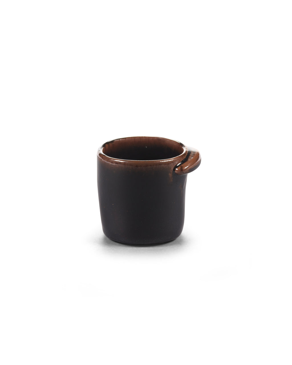 Out Of Lines - Lot De 2 Tasses À Expresso Sans Anse - Grès - Noir Brun