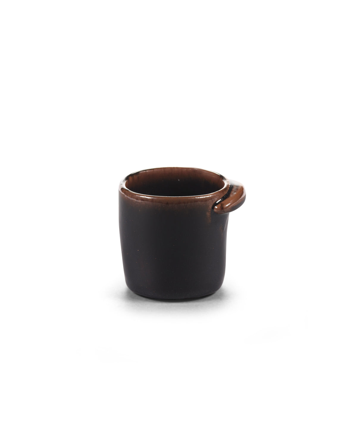 Out Of Lines - Lot De 2 Tasses À Expresso Sans Anse - Grès - Noir Brun