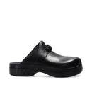 Mules - Salvatore Ferragamo Nope Leather  - Black