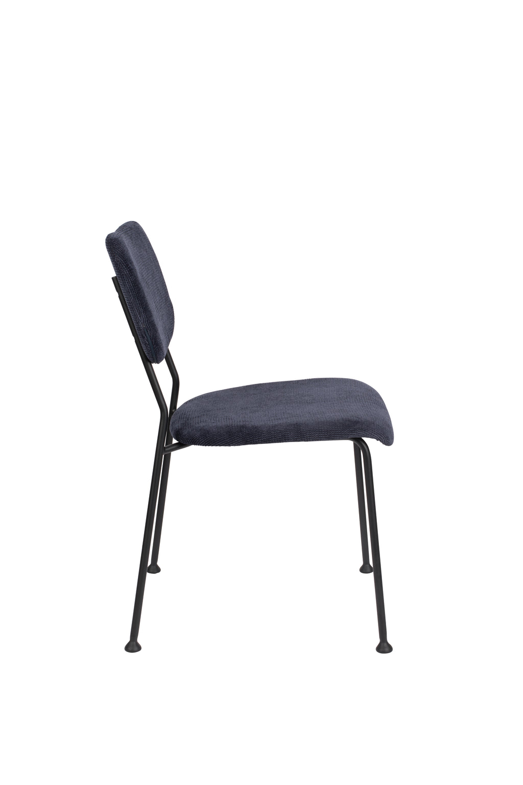 Benson - Dining Chair - Fabric - Dark Blue