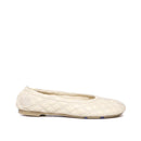 Ballerines - Burberry Sadler Leather - Cream