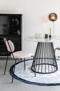 Floris - Dining Room Table - Metal - Black/Gold