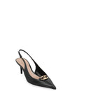 Escarpins - Valentino Garavani Leather Slingback - Black