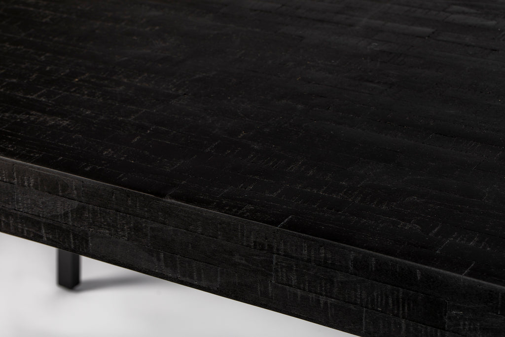Suri - Table De Salle À Manger - Bois - Noir